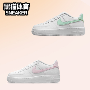 106 Nike Force 白绿女子低帮空军一号板鞋 CT3839 白灰 Air AF1