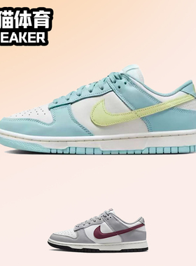 Nike Dunk Low 灰色 女子低帮复古休闲运动板鞋 DD1503-122