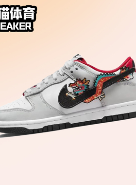 Nike Dunk Low大童 女子 耐克 低帮 板鞋 GS 灰色 FZ5528-101