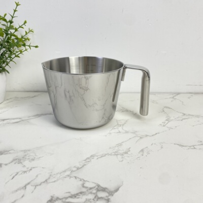出德C家18/10不锈钢奶锅厨房分液量杯带刻度烘焙油奶分离器700ml