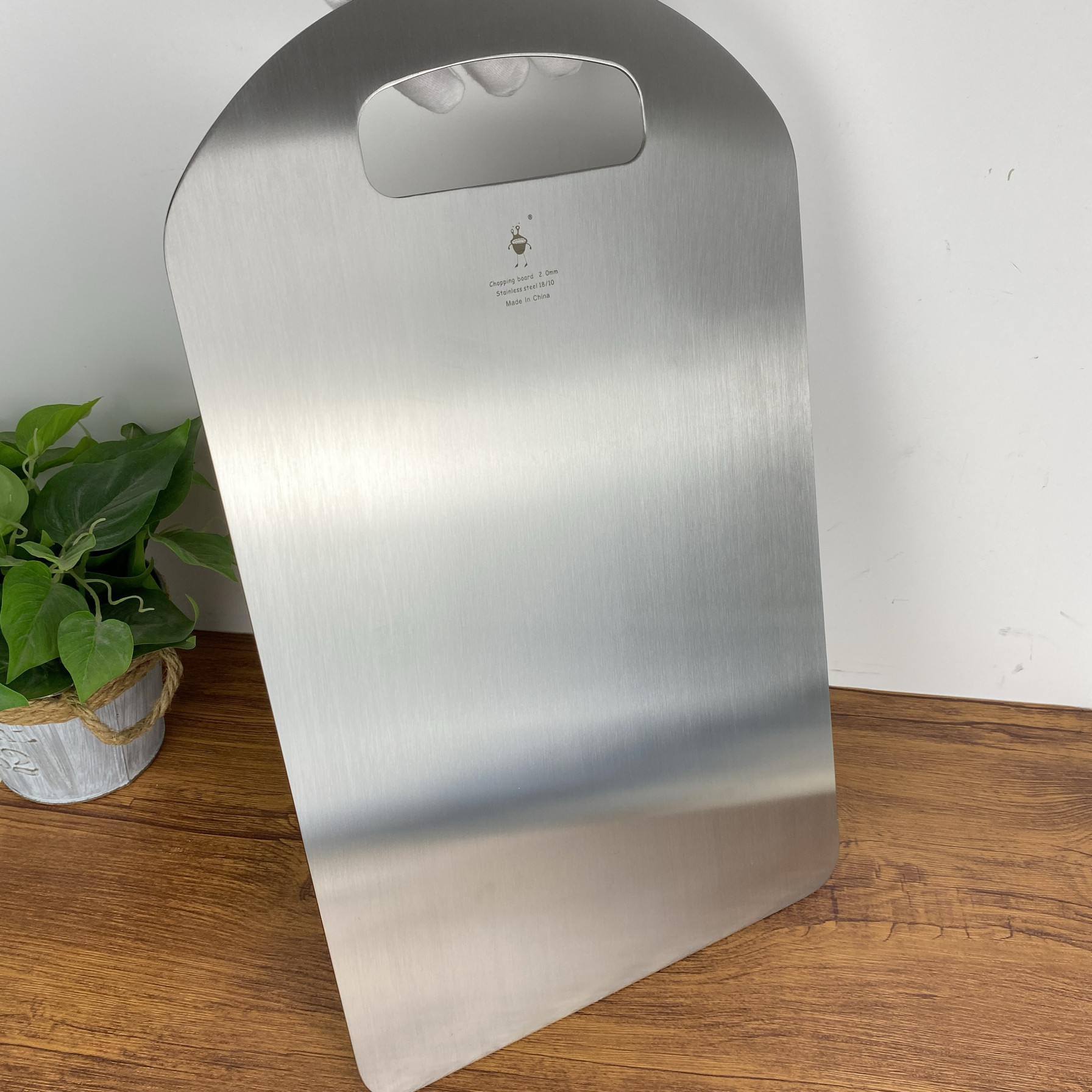 小怪兽出口304不锈钢菜板抗菌防霉家用厨房切菜板和面砧板擀面板