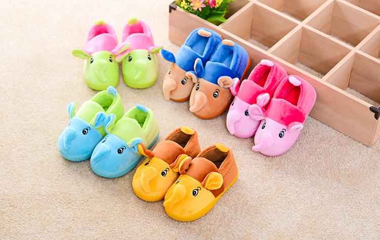 Chaussons enfants en suède - semelle caoutchouc - Ref 1005070 Image 5