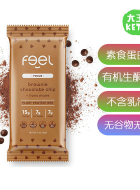 美国直邮 Feel  Keto Vegan Protein Bars有机生酮素食植物蛋白棒