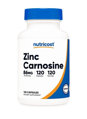 美国直邮 Nutricost Zinc Carnosine 86mg 锌肌肽补剂缓解胃不适