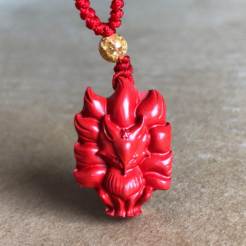 正宗朱砂红九尾狐吊坠男女桃花缘小萌狐挂件坠子灵兔礼物大尾巴狐,饰品/流行首饰/时尚饰品新,项坠/吊坠,淘宝优惠券,粉丝福利购,淘宝优惠卷