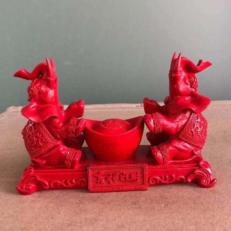 朱砂结婚礼物送新人大象摆件吸水朝天象元宝家居礼物开业礼品证书,家居饰品,国学摆件,淘宝优惠券,粉丝福利购,淘宝优惠卷