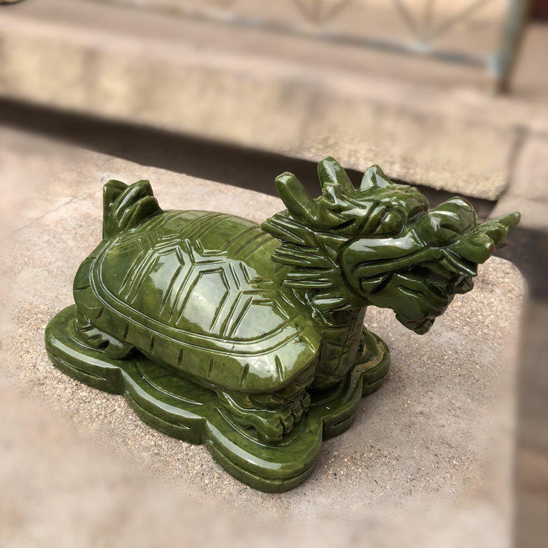长寿龙龟保泰南玉摆件家居装饰招财玉石龙头龟风水摆台金龟赐福,家居饰品,国学摆件,淘宝优惠券,粉丝福利购,淘宝优惠卷