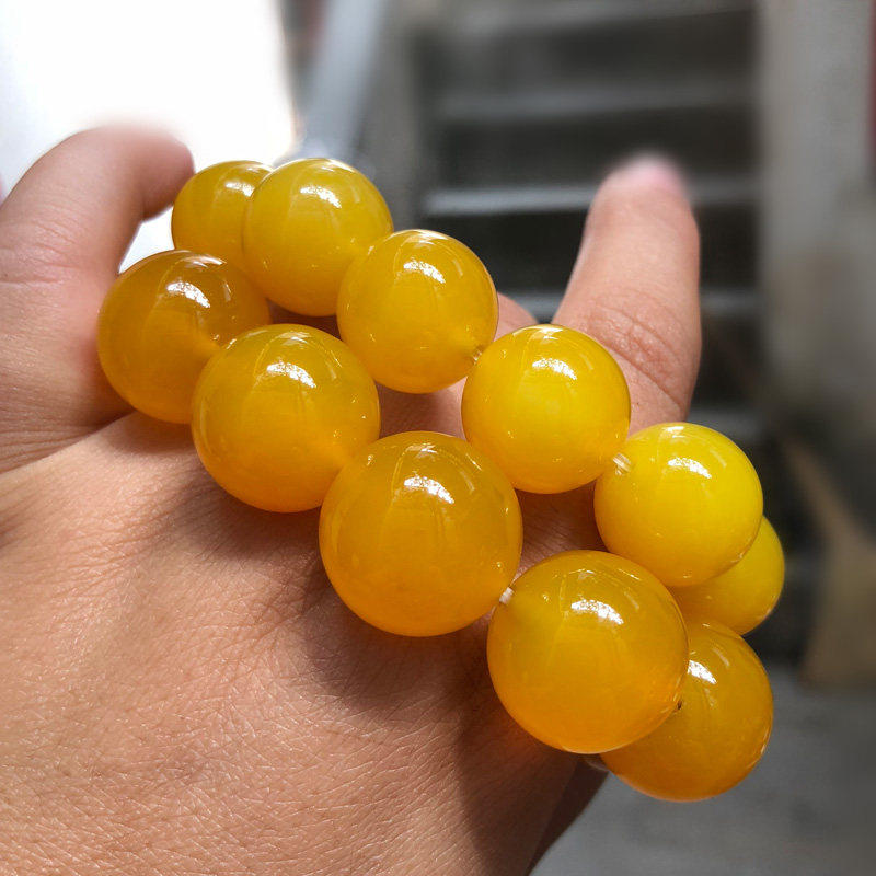 天然黄玛瑙手链男女款首饰品黄玉髓圆形佛珠手玉串玉珠蜜蜡色证书,珠宝/钻石/翡翠,手饰,淘宝优惠券,粉丝福利购,淘宝优惠卷