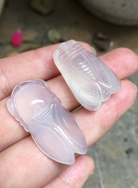 玛瑙蝉联保吉纳登杨名吊坠礼物学生礼品一鸣玉挂件礼物