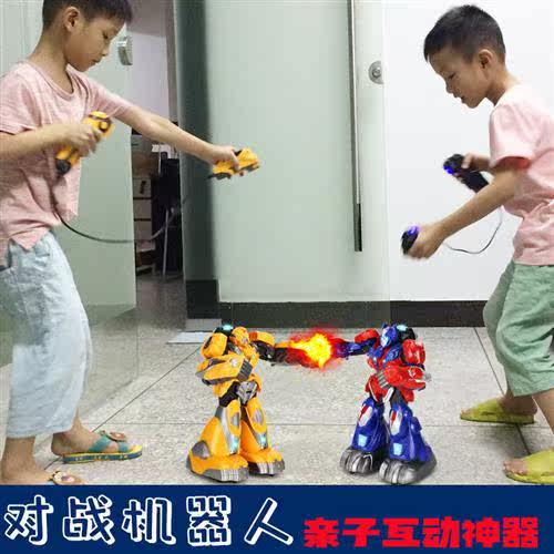 赟娅网红遥控体感格斗勇士对战机器人双人儿童玩具对战拳击遥控感高性价比高么？