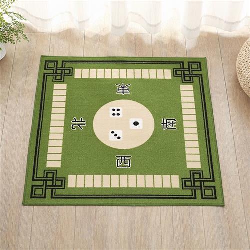海沃德麻将桌布家用手搓麻将毯棋牌垫加厚消音麻将台布防滑乳胶底