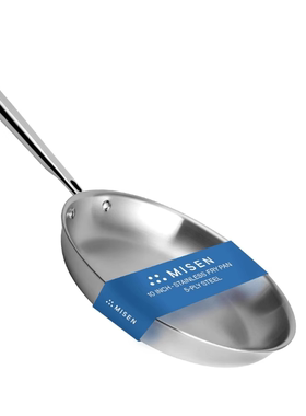 美国代购Misen 5-Ply Stainless Steel Pan 5层复合不锈钢煎锅