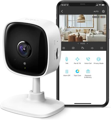美国代购 TP-Link Tapo 2K C110 Security Camera 室内摄像头夜视