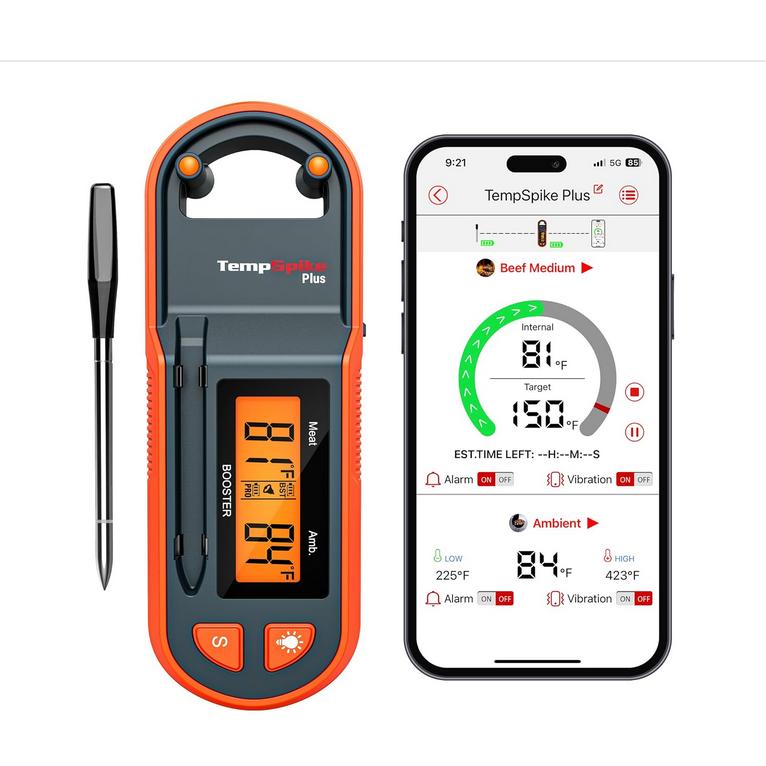 美国代购Thermopro TempSpike 600ft Meat Thermometer烤肉温度计