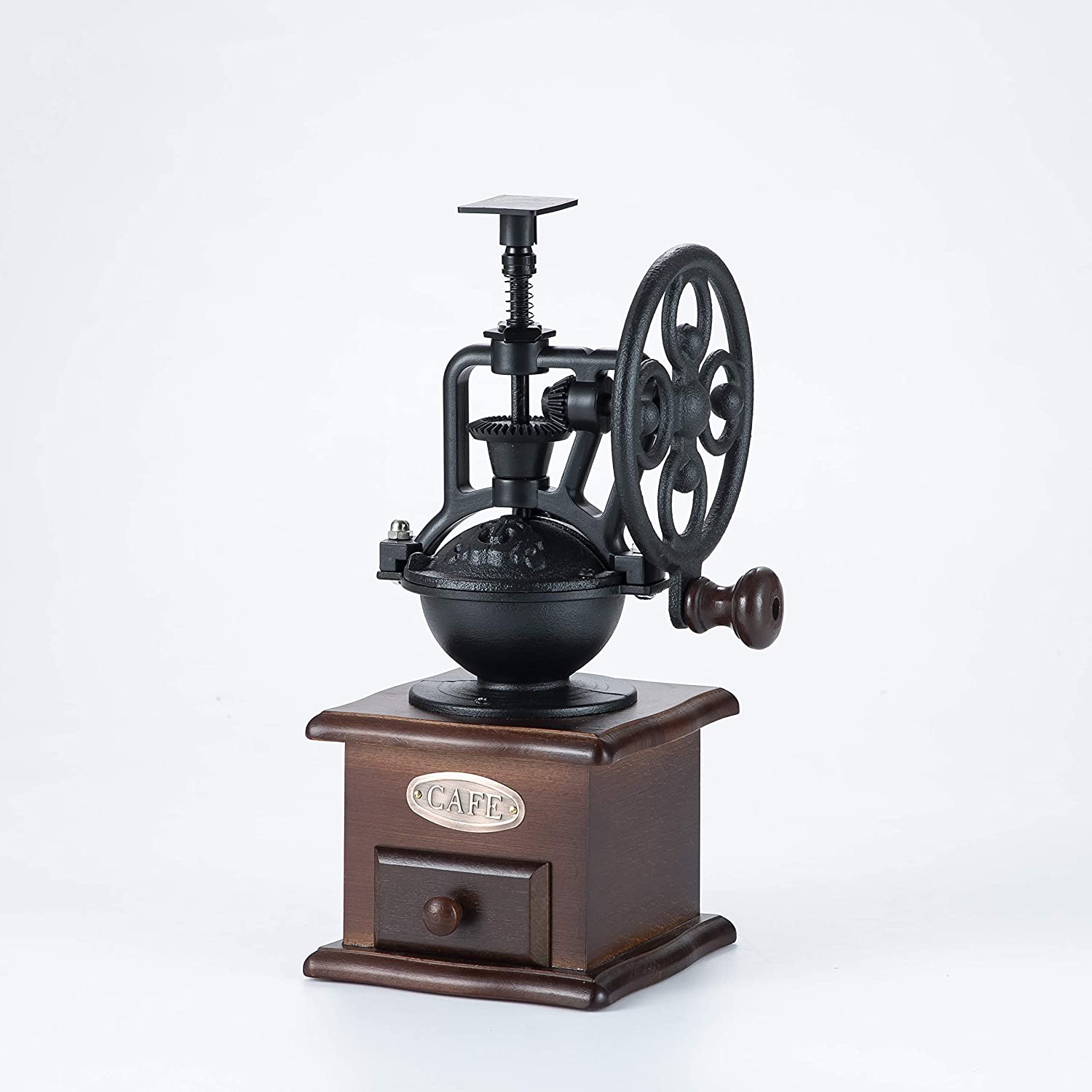 美国代购DecentGadget 手动咖啡研磨机复古咖啡 带陶瓷研磨核心