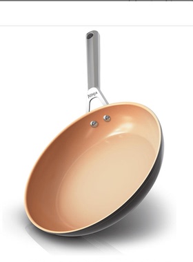 美国代购Ninja Premium Ceramic Fry Pan 优质陶瓷不粘锅煎锅