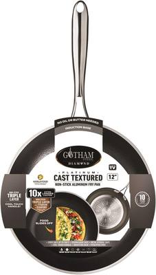 美国代购GOTHAM STEEL Nonstick  Fry Pan Skillet铂金不粘锅煎锅