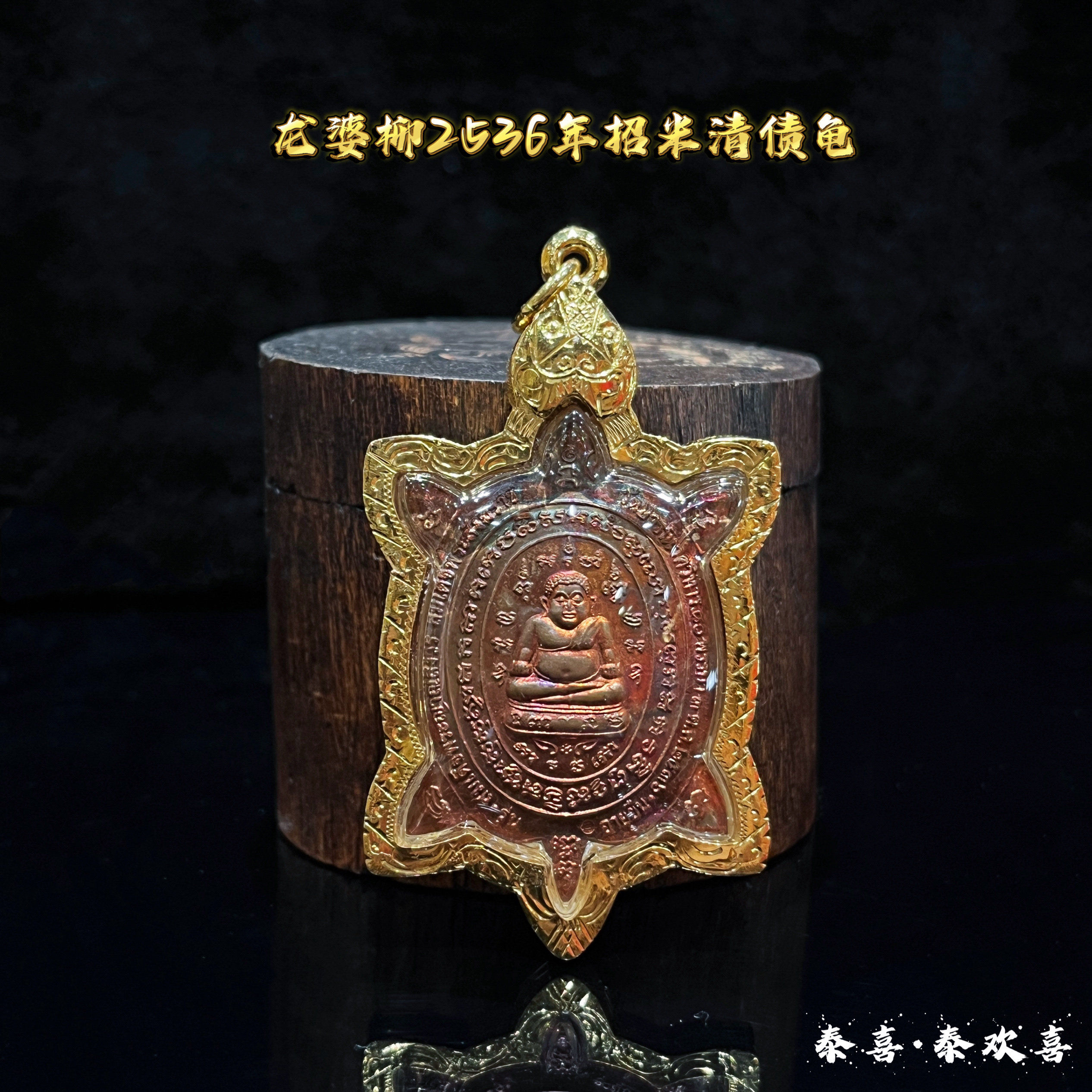 泰国佛牌图鉴版LP龙婆2536年柳吸米清债龟稀有吊坠饰品泰式项链