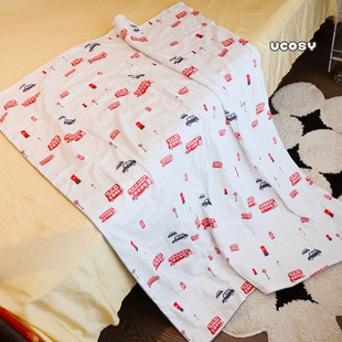 实体现货Downland kids小云朵空气毯婴儿A类盖毯儿童外出小毯子