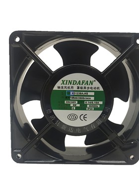 XD1238A2HS/2HB/3HS/3HB 轴流风机12CM 380V机柜换气扇220V 12038