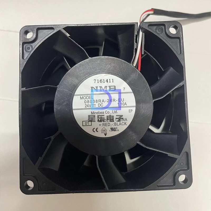 全新 08038RA-24R-EU 原装日本NMB 8CM 24V 1.1A变频器风扇