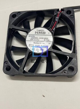NMB 6CM超薄 6010超静音机箱风扇 12V 0.13A 2404KL-04W-B39 B30