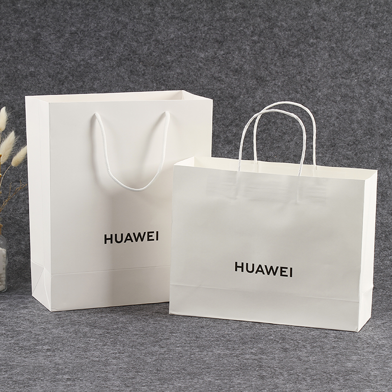 定制各类手机纸袋适用于官方华为手机专卖体验店手提袋包装袋