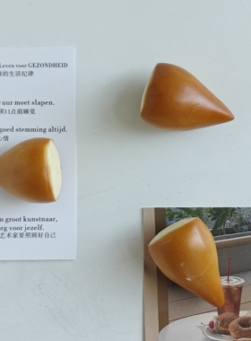 ins烘焙装饰磁铁可爱留言板冰箱贴创意手作面粉真碱水面包磁吸