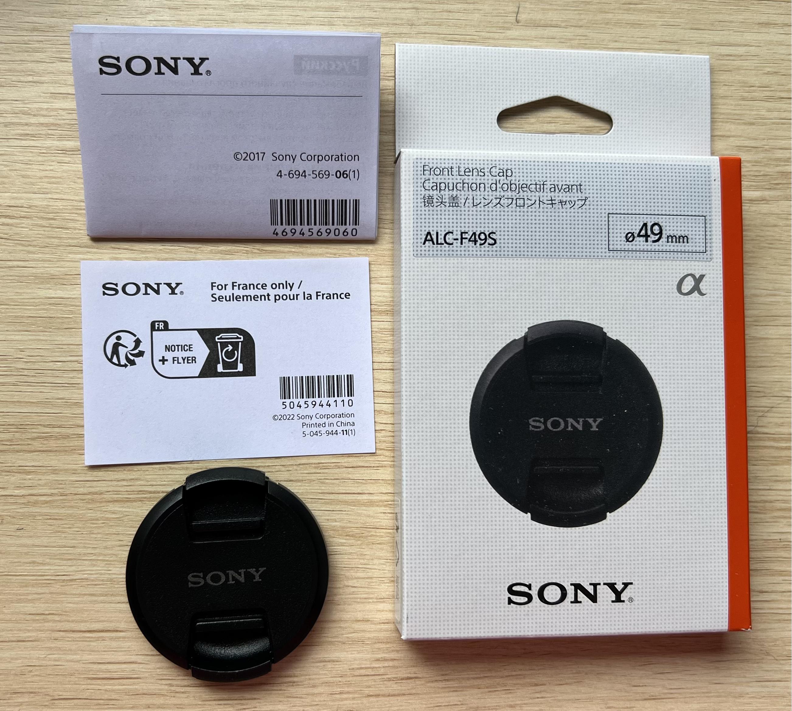 sony索尼原装镜头盖相机