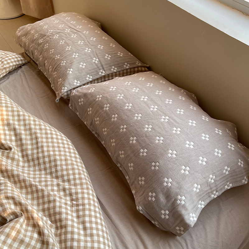 无印日式全棉枕巾良品毛巾学生