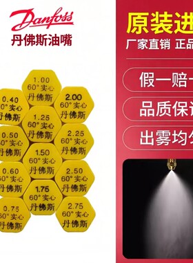DANFOSS油嘴 丹佛斯喷油嘴 S实心60度 甲醇喷头  燃烧机油嘴 烧嘴