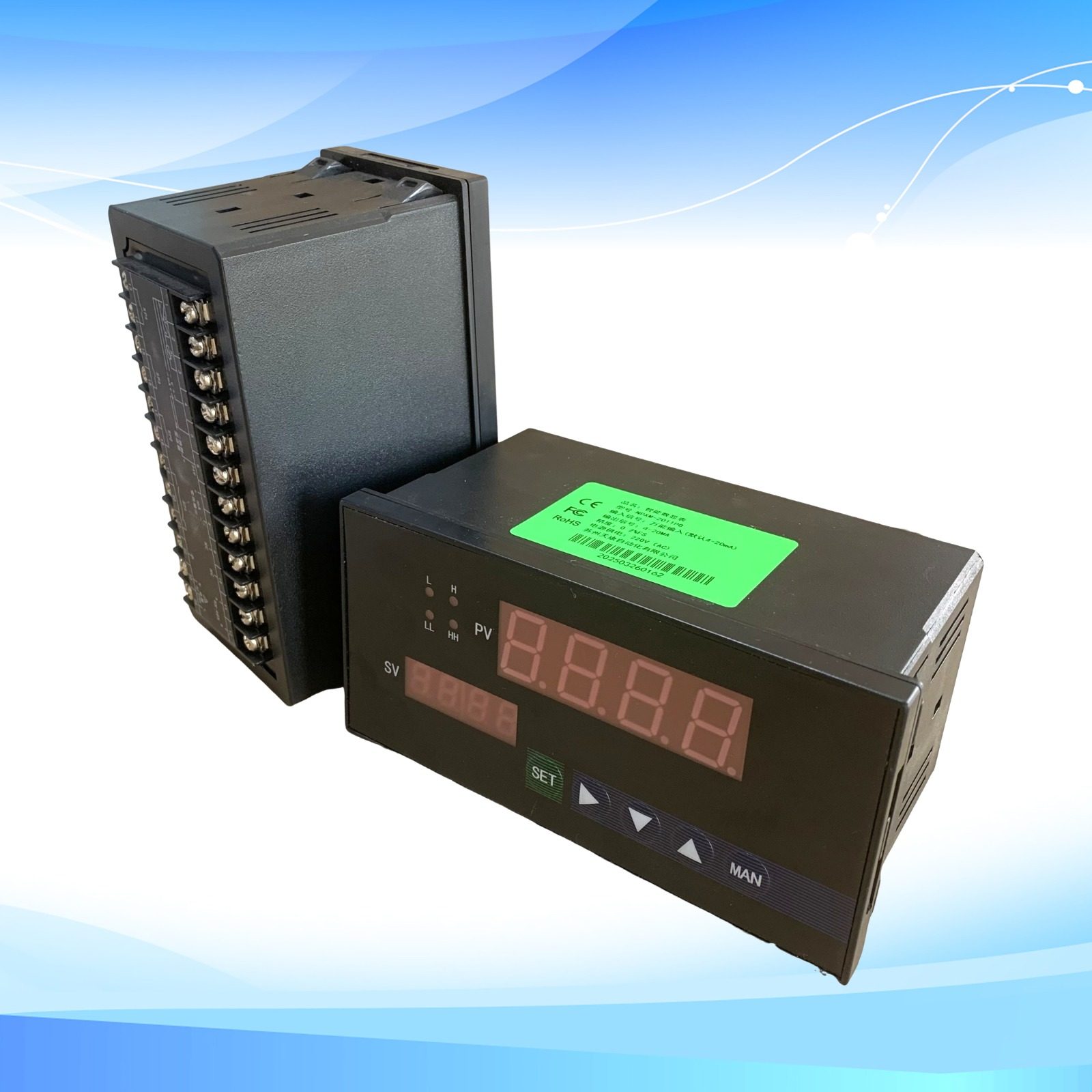 NPXM-2011P0智能数显表4-20mA输出上下限报警数显压力控制器