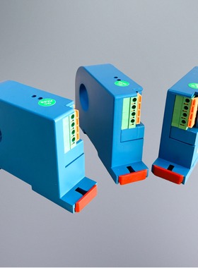TRCK-10A交流电流变送器4-20mA输出穿孔模块霍尔电流传感器