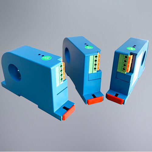 TRCK-10A交流电流变送器4-20mA输出穿孔模块霍尔电流传感器
