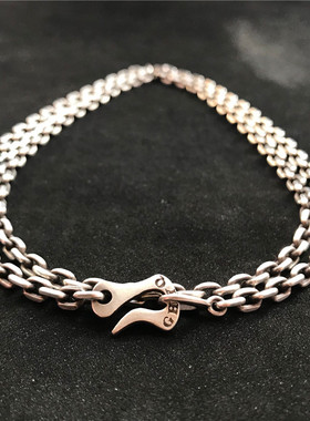 千银厚果船锚4m太角链925男女