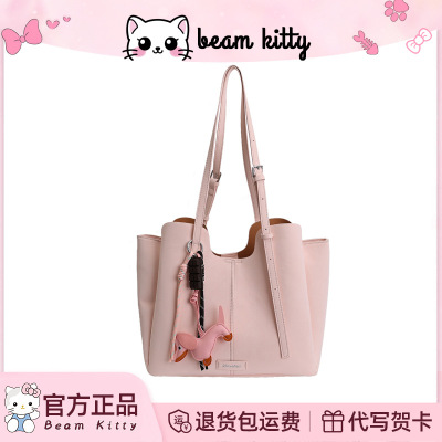 大容量托特包包女2026新款慵懒松弛感单肩包大包通勤腋下包水桶包