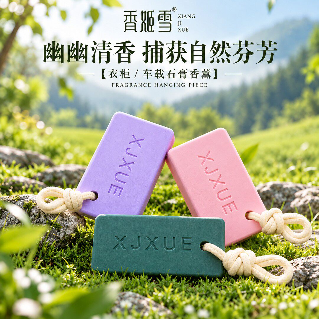 XJXUE香姬雪车载石膏香薰装饰家居衣柜持久留香高级感香膏挂件