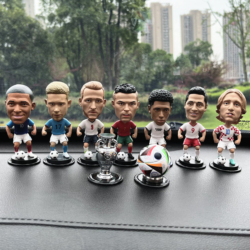 欧洲杯小足球奖杯模型摆件周边
