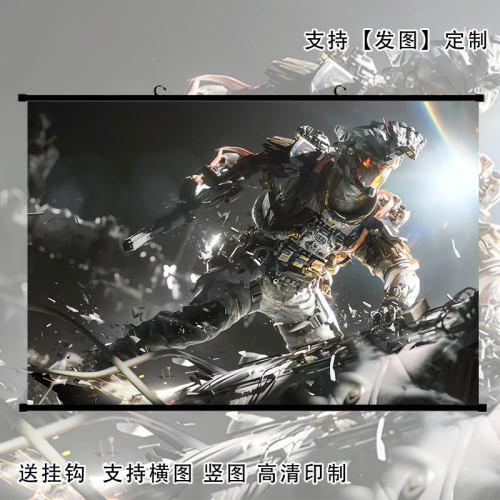 三角洲行动威龙挂画客厅卧室游戏周边二次元壁纸墙贴装饰画定制
