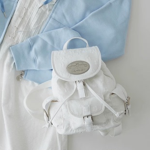 lotsyou双肩包25夏季新款JENNIE金智妮同款设计师品牌多口袋背包