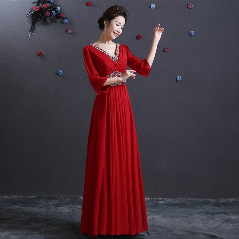 Henan Zhengzhou have more cash than can be accounted for Chorus Singing Chorus dress Evening dress Xian Qi student show Middle and old age Bridesmaidin the Women's clothing/Boutique , Wedding/Cheongsam/Formal dress , Formal dress/Evening  category - from Buy2taobao.com to provide professional Taobao agent buy service