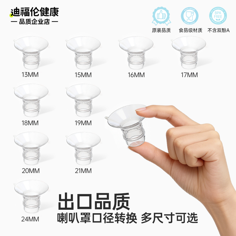 【食品级材质】喇叭罩口径转换器