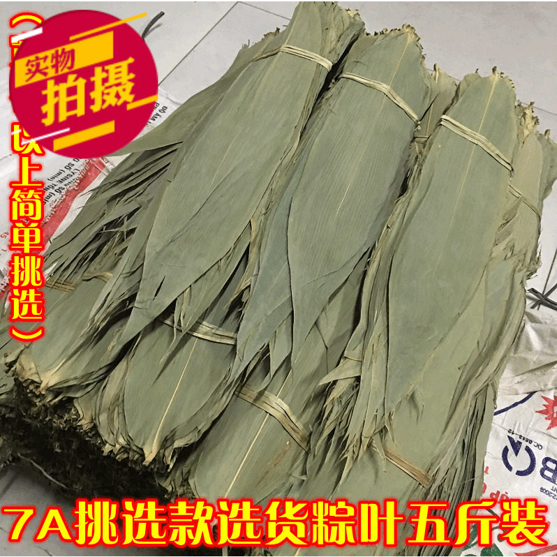 干粽叶麻竹叶包粽子粽子叶