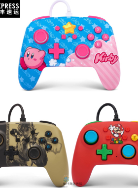 PowerA原装任天堂Switch手柄NGC马里奥 Animal宝可梦动森蓝牙无线