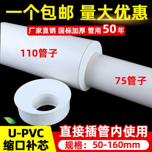 PVC补芯内偏心变径管接头