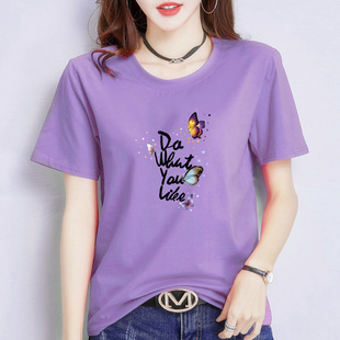 洋气宽松原宿风短袖 夏季 T恤女款 潮韩版 港风上衣服 ins半袖 现货