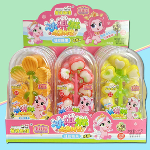 儿童新奇创意高颜值冰淇淋雪糕树造型雪糕棒棒糖整箱批发小孩零食