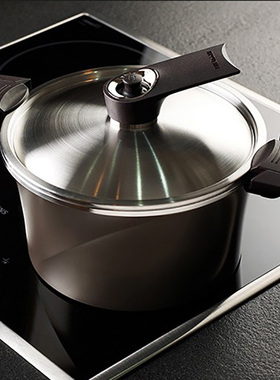 韩国进口HAPPYCALL金棕色IH真空锅压力锅微压锅不粘汤锅20cm 24cm