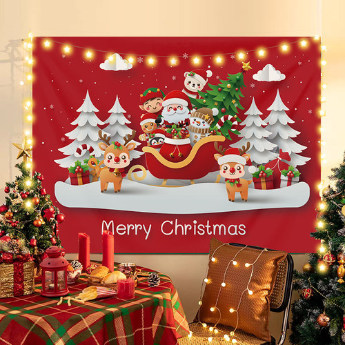 圣诞节装饰布可以配合优惠券使用