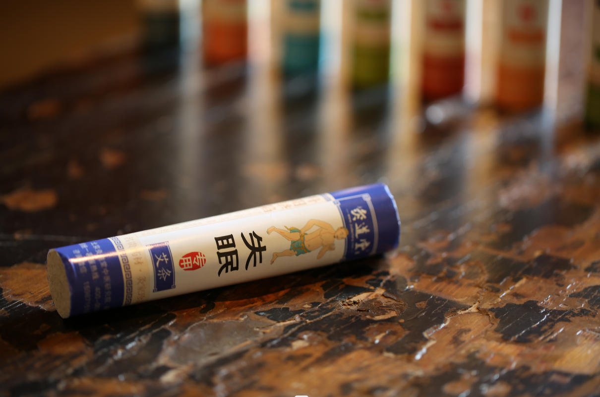 灸道堂八年陈药物配方艾条，沉香檀香艾条 ，古法手工药香陈艾条